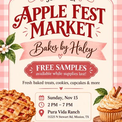 Apple Fest Market flyer